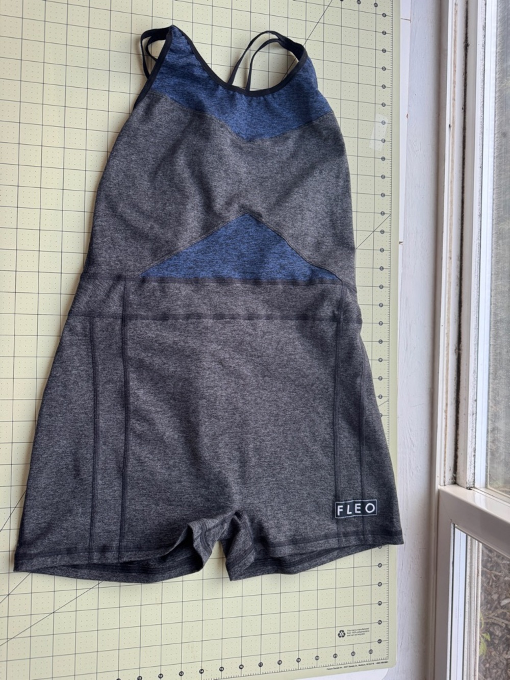 Fleo Gray & Blue Singlet